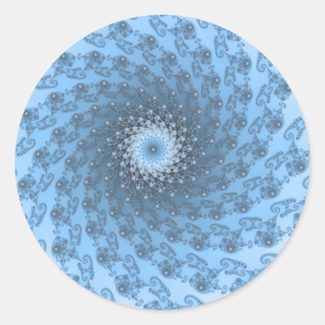 Pegatina Redonda Pegatinas de tormenta (Anverso)