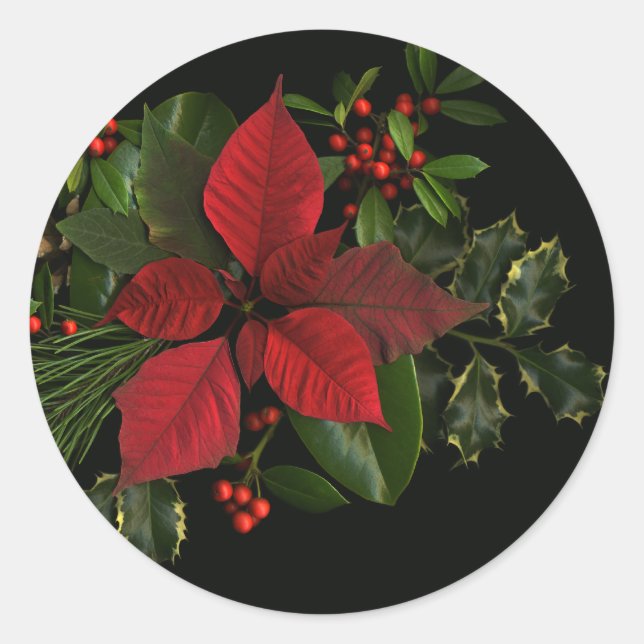 Pegatina Redonda Pegatinas de vacaciones, grandes (Anverso)