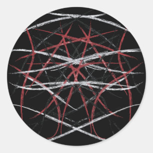 Pegatina Redonda Pegatinas de vejaciones