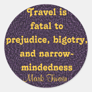 Pegatina Redonda pegatinas de viajes