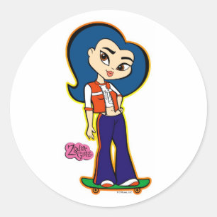 Pegatina Redonda Pegatinas de Virgo