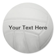 Pegatinas de voleibol personalizados