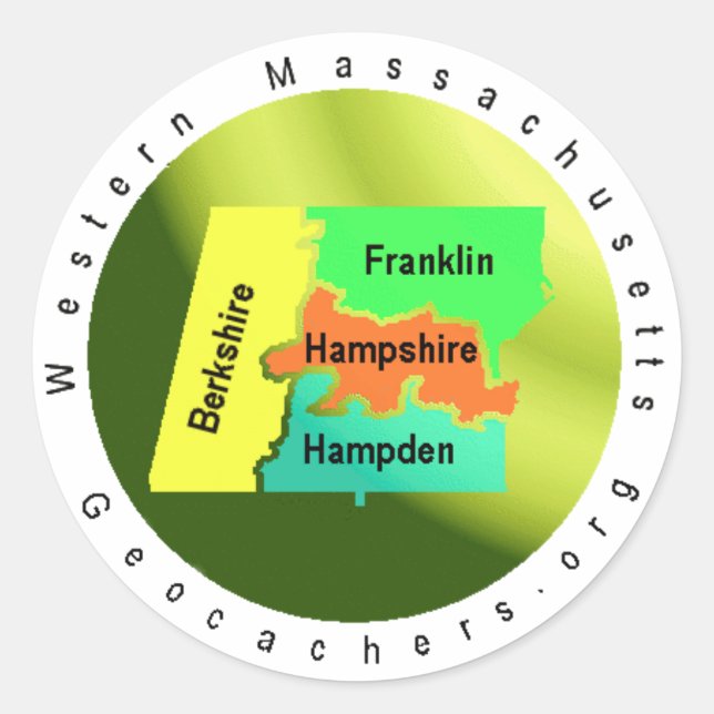 Pegatina Redonda Pegatinas de W.M.G. (Anverso)