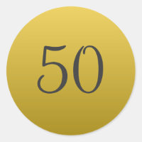 pegatinas del 50° Aniversario del Boda