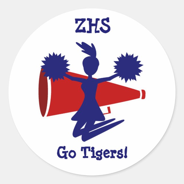 Pegatina Redonda Pegatinas del animador (Anverso)