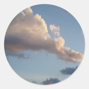 Pegatina Redonda Pegatinas del cielo