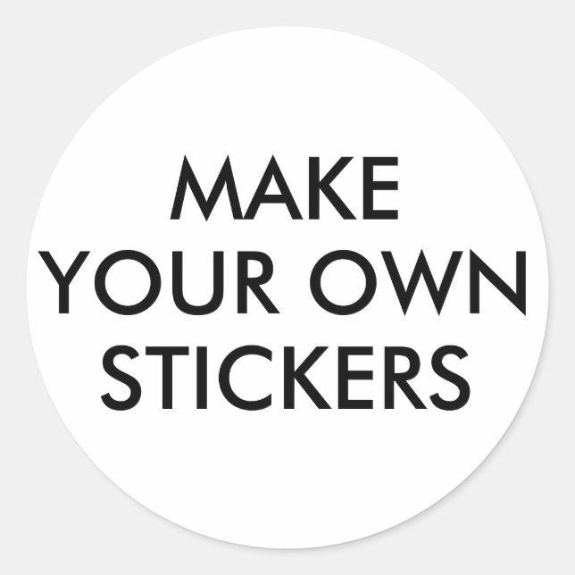 Pegatina Redonda Pegatinas del Círculo Circular personalizado Perso (Anverso)