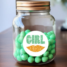 Pegatina Redonda Pegatinas del Día de San Patricio por la Revelació