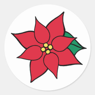 Pegatina Redonda Pegatinas del Partido de Festividad navidad de la
