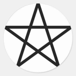 Pegatina Redonda Pegatinas del Pentagram