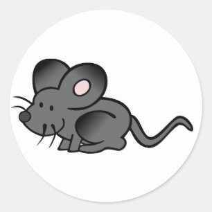 Pegatina Redonda Pegatinas del ratón personalizado