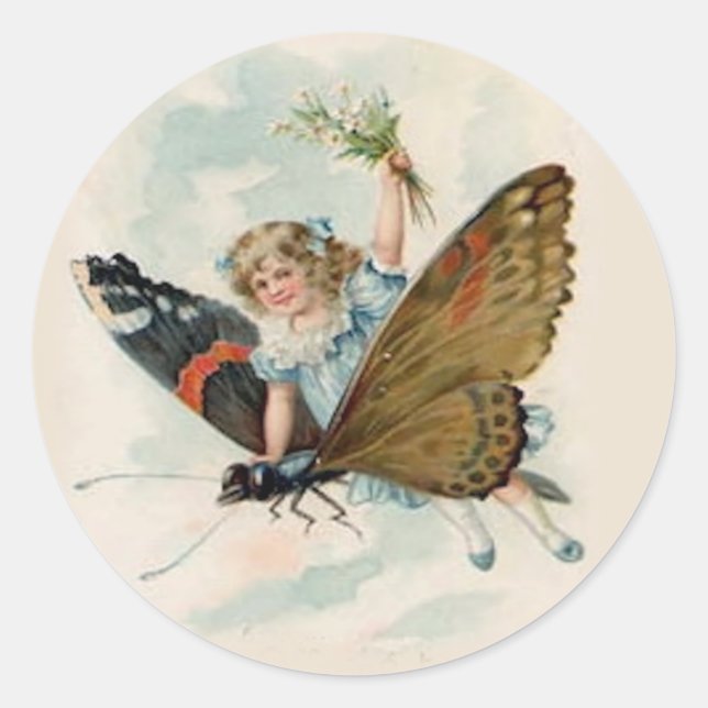 Pegatina Redonda Pegatinas el día de San Valentín (Anverso)