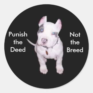 Pegatina Redonda Pegatinas en acciones/razas