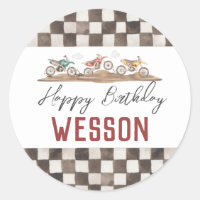 Pegatinas en bicicleta sucia y Pegatinas en motoci