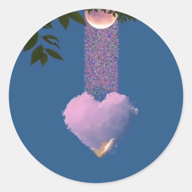 Pegatina Redonda Pegatinas esenciales del círculo (Anverso)