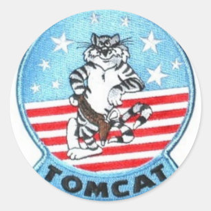 Pegatina Redonda Pegatinas F-14 TOMCAT FIGHTER
