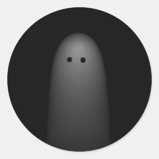 Pegatina Redonda Pegatinas fantasma