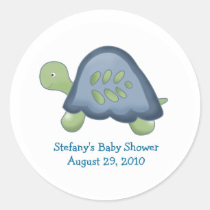 Pegatina Redonda Pegatinas favoritos personalizados de la tortuga d