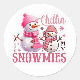 Pegatina Redonda Pegatinas festivos