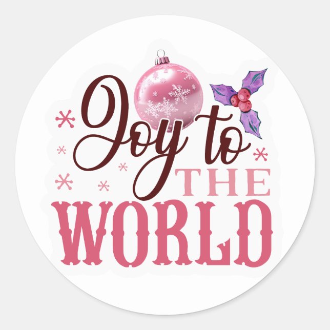 Pegatina Redonda Pegatinas festivos (Anverso)