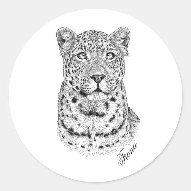 Pegatina Redonda Pegatinas - Fiona (Anverso)