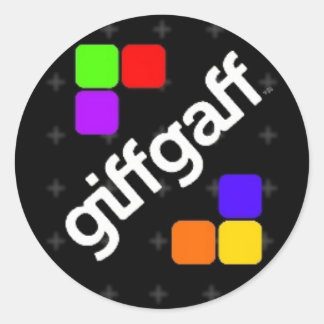 Pegatina Redonda pegatinas giffgaff