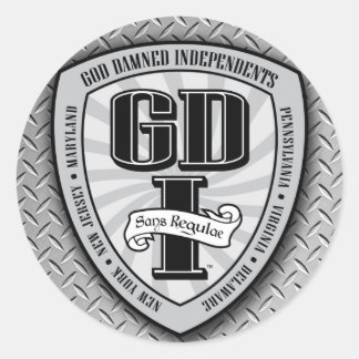 Pegatina Redonda Pegatinas gigantescos de GDI