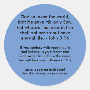 Pegatina Redonda Pegatinas gospel