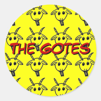 Pegatina Redonda Pegatinas Gote
