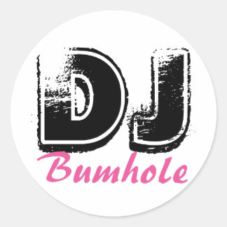 Pegatina Redonda pegatinas hugh signs