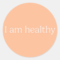 Pegatinas I am healthy