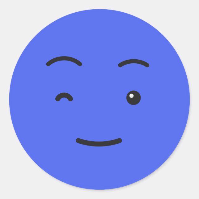 Pegatina Redonda Pegatinas inteligentes (Anverso)