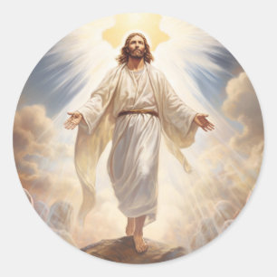 Pegatina Redonda Pegatinas Jesús