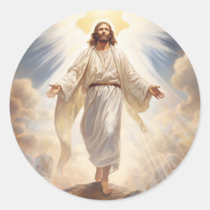 Pegatina Redonda Pegatinas Jesús