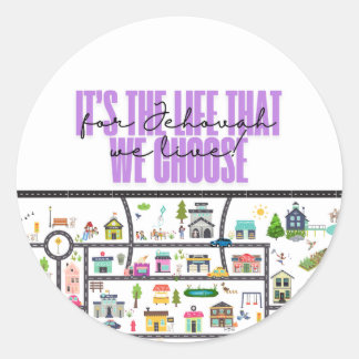 Pegatina Redonda ¡Pegatinas JW para pioneros!