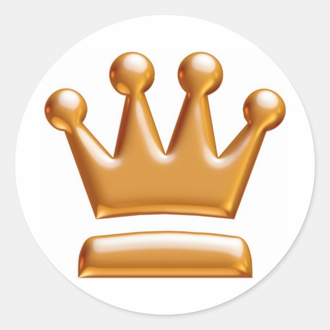 Pegatina Redonda Pegatinas King Size. (Anverso)