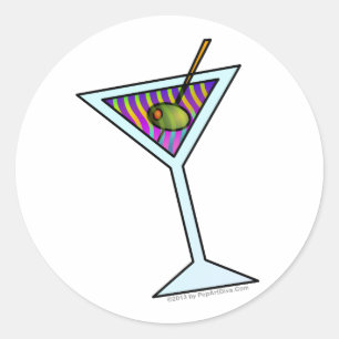 PEGATINA REDONDA PEGATINAS - MARTINI