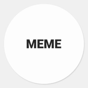 Pegatina Redonda pegatinas meme