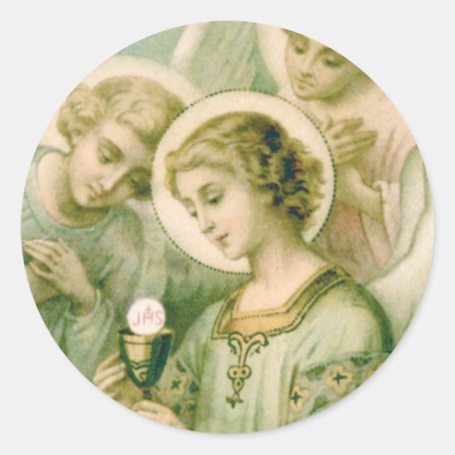 Pegatina Redonda Pegatinas: Mi alma corre el velo (Anverso)