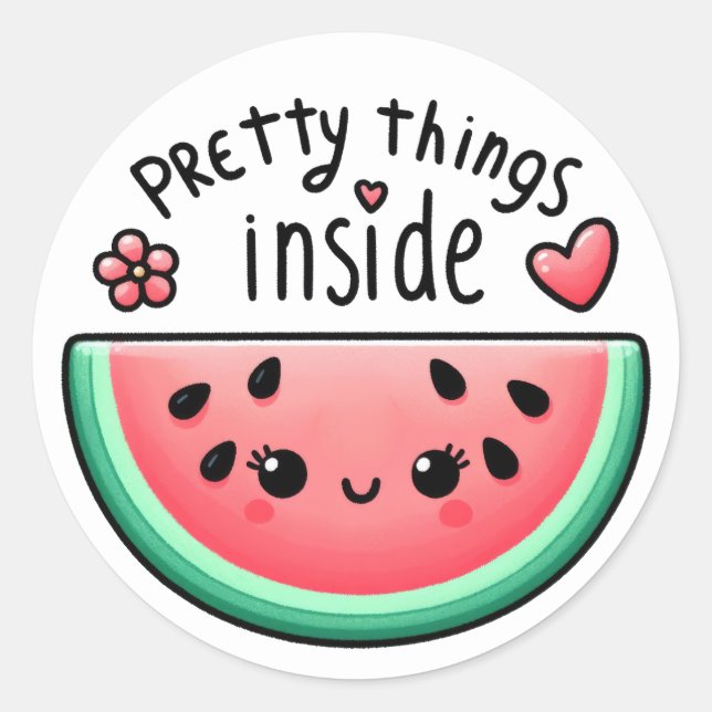 Pegatina Redonda Pegatinas minoristas (Anverso)