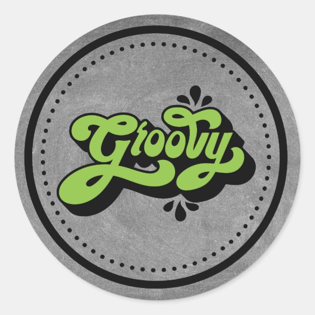 Pegatina Redonda Pegatinas motivacionales (Anverso)