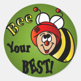 Pegatina Redonda Pegatinas motivacionales para niños