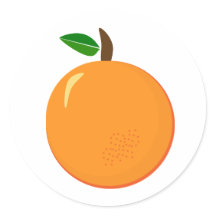 pegatinas naranjas