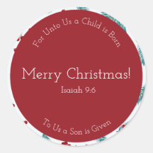 Pegatinas navideñas de Merry Berry Round