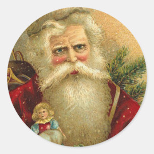 Pegatina Redonda Pegatinas navideñas de Victoria