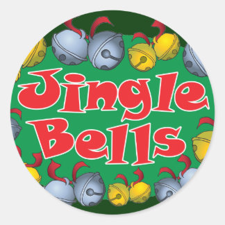 Pegatina Redonda Pegatinas navideñas para niños