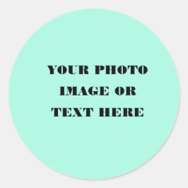 Pegatina Redonda Pegatinas navideñas personalizados - Vacaciones re