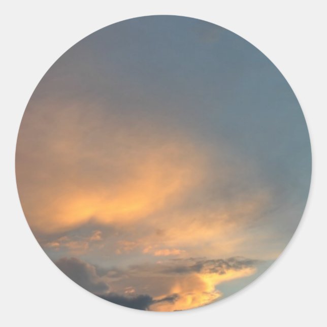 Pegatina Redonda Pegatinas nuevos de inicio (Anverso)