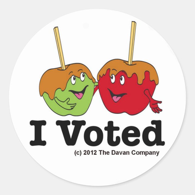 Pegatina Redonda Pegatinas oficiales (Anverso)