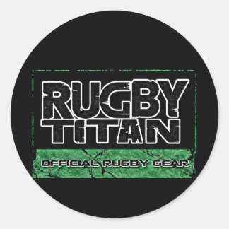 Pegatina Redonda Pegatinas oficiales de Rugby-Titan
